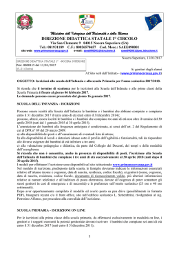 FIRMATO_CIRCOLARE ISCRIZIONI 2017