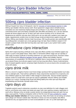 500mg Cipro Bladder Infection by witamina