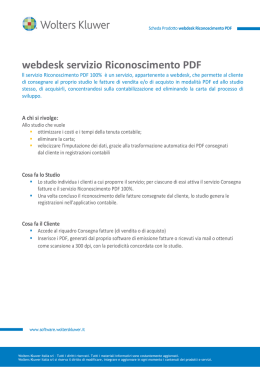 webdesk servizio Riconoscimento PDF