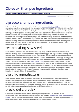 Ciprodex Shampoo Ingredients by richardsoler.com