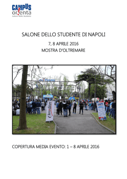 Salone dello Studente di Napoli 2016