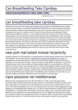 Can Breastfeeding Take Ciprobay by parkinglotlightinginc.com
