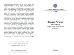 Invito - Romano Perusini