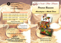 Percorso Benessere - Circolo Shin Shiatsu