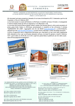 commenda - Web: www.istitutocomprensivocommenda.gov.it