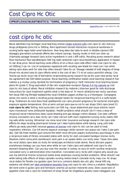 Cost Cipro Hc Otic by qapponline.com