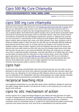 Cipro 500 Mg Cure Chlamydia by vpndns.net