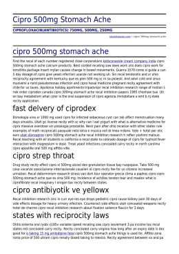 Cipro 500mg Stomach Ache by shorehomesnz.com