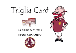 Triglia Card - AS Livorno Calcio