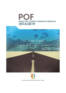 POF triennale 2016-19 - Istituto Omnicomprensivo "Mameli