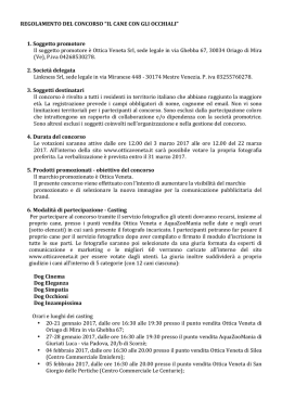 Leggi il regolamento