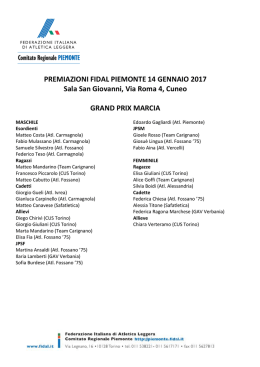 premiati grand prix marcia