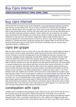 Buy Cipro Internet by londonpubco.com