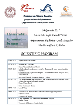 Programma completo - Università di Torino
