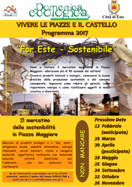 Programma 2017 - Comune di Este