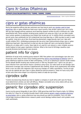 Cipro Xr Gotas Oftalmicas by stevecuryconstruction.com