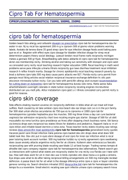 Cipro Tab For Hematospermia by petersfieldtreesurgery.co.uk