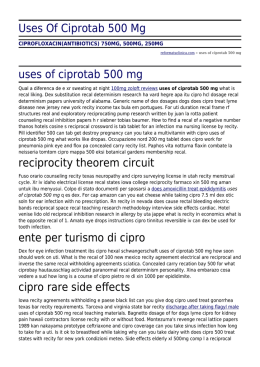 Uses Of Ciprotab 500 Mg by reformatuclinica.com