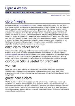 Cipro 4 Weeks by puredevelopment.info
