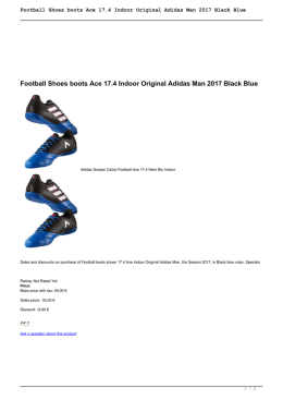 Football Shoes boots Ace 17.4 Indoor Original