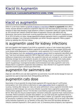 Klacid Vs Augmentin by thedirtfloor.com