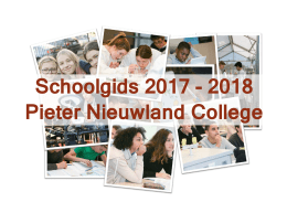 schoolgids 2017-201 - Pieter Nieuwland College