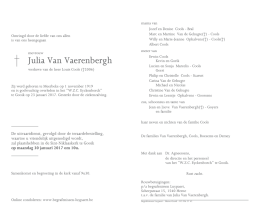 Van Vaerenbergh Julia.cdr - Begrafenissen Luypaert Herne