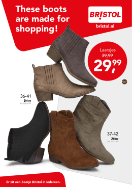 These boots are made for shopping!
