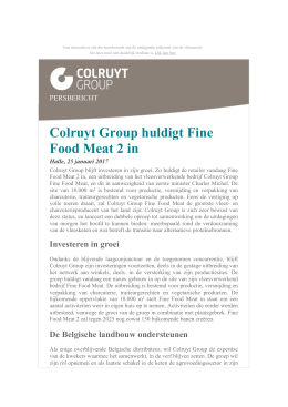 Colruyt Group huldigt Fine Food Meat 2 in