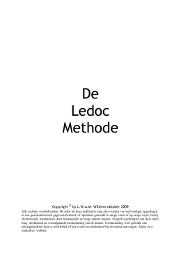 De Ledoc Methode