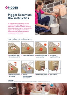 Pigger Kraamstal Box instructies