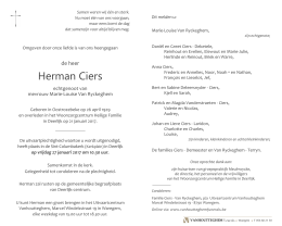 CIERS Herman - Deerlijk.pub