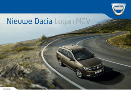 Nieuwe Dacia Logan MCV