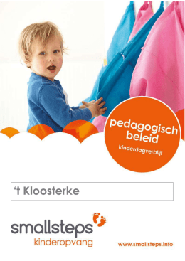 Kinderopvang Arnhem | `t Kloosterke | Smallsteps kinderopvang