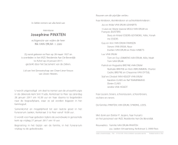 Josephine PINXTEN - JAEKEN uitvaartverzorging