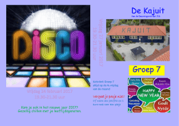 Groep 7 - de Kajuit