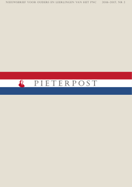 pieterpost - Pieter Nieuwland College