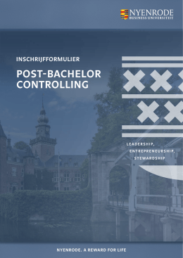 post-bachelor controlling - Nyenrode Business Universiteit