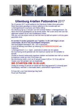 Uilenburg 4-tallen Pattondrive 2017