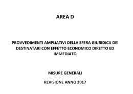 AREA D - Comune di Genova.