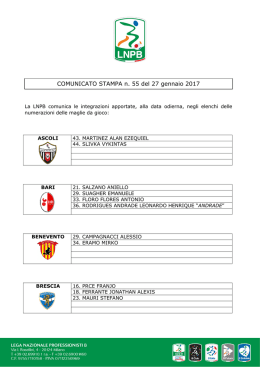 Leggi il comunicato