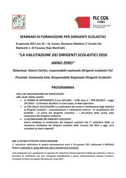 Seminario formazione per Dirigenti Scolastici a Cuneo