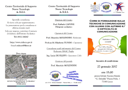 Brochure corsi CTS Lecce
