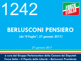 berlusconi pensiero - Gruppo PDL – Berlusconi Presidente
