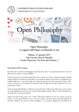 Open Philosophy