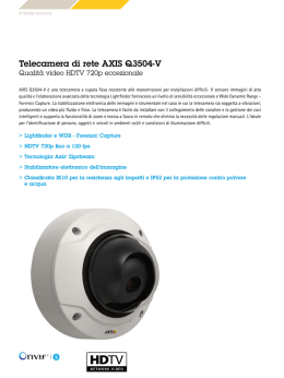 Telecamera di rete AXIS Q3504-V