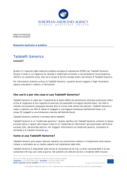 Tadalafil Generics, INN-tadalafil