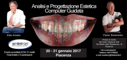 20 - 21 gennaio 2017 Piacenza
