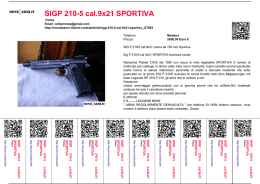 SIGP 210-5 cal.9x21 SPORTIVA