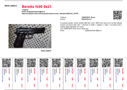 Beretta fs98 9x21